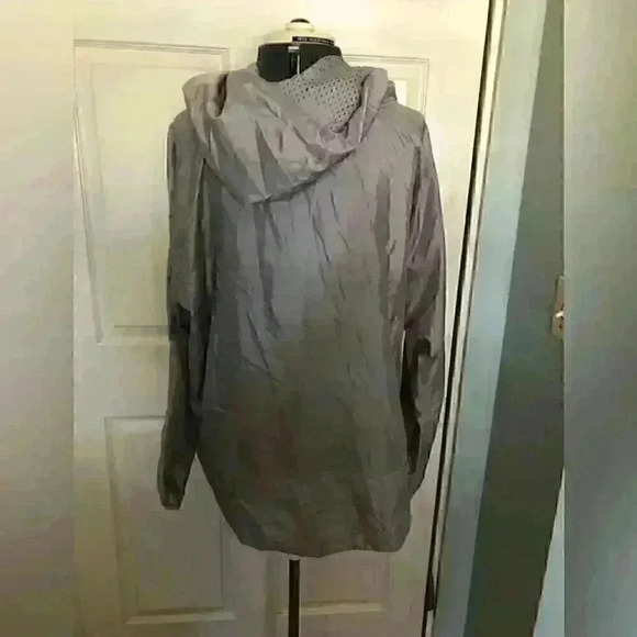 CHAMPION gray windbreaker hoodie Mens XL - Picture 4 of 7